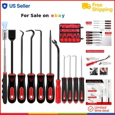11 Pcs Automotive Pick Set Hooks Magnet Remover Seal Gasket Scraper Tool