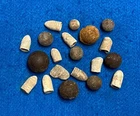 Group of 20 Dug Civil War Mini Balls and Canister Balls