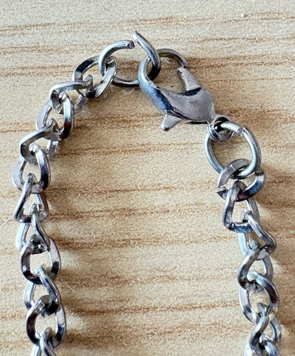 Simple Silver Chain NECKLESS Loop 12.75” Long for… - image 4