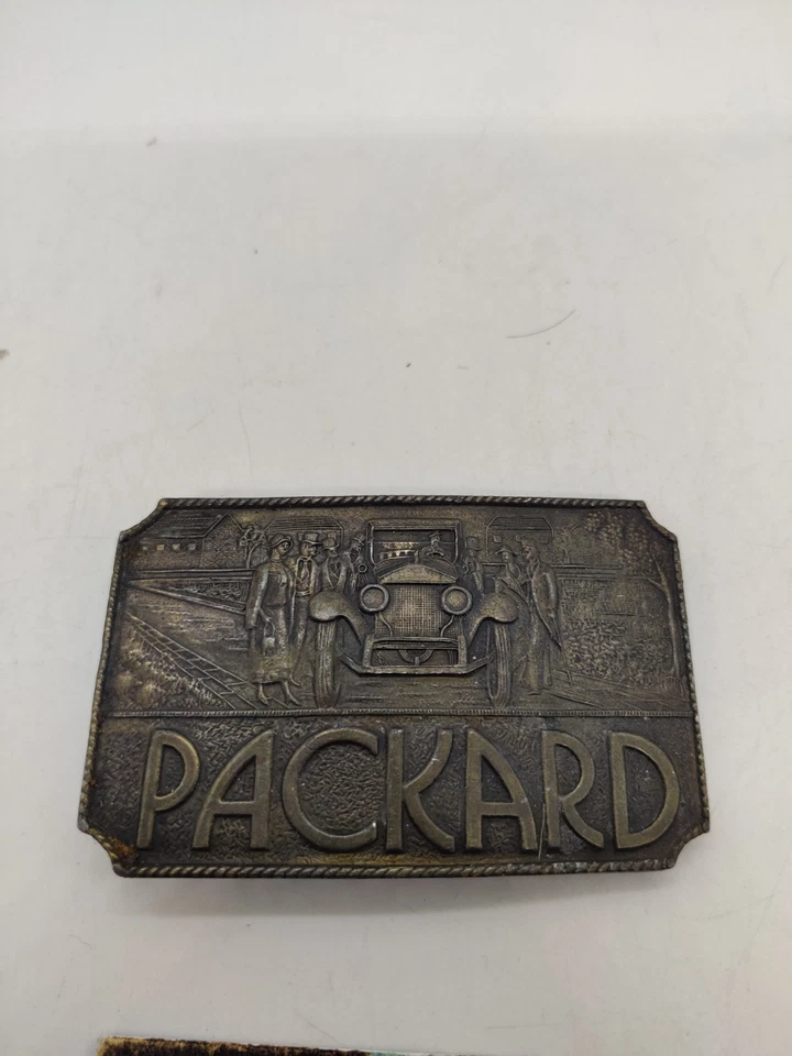 Boucle De Ceinture Packard Bergamot Brass Work 1974 Très Bel État - Photo 2/4