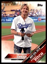 2016 Topps Update #FP-5 Keith Urban First Pitch
