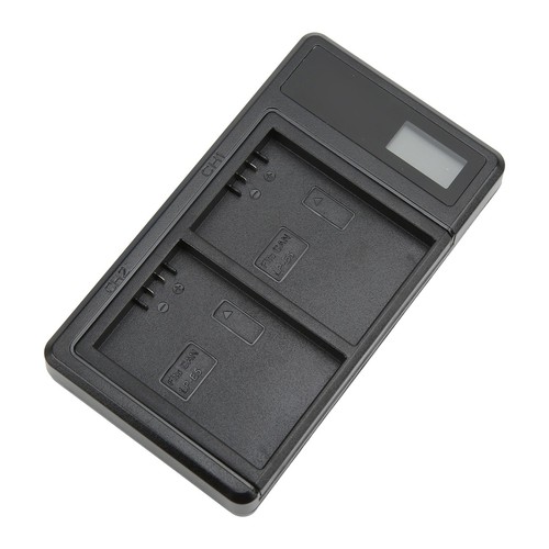`Dual Battery Charger Smart Lcd Display Dual Usb Charger For Lp E5 Battery - Photo 9 sur 12