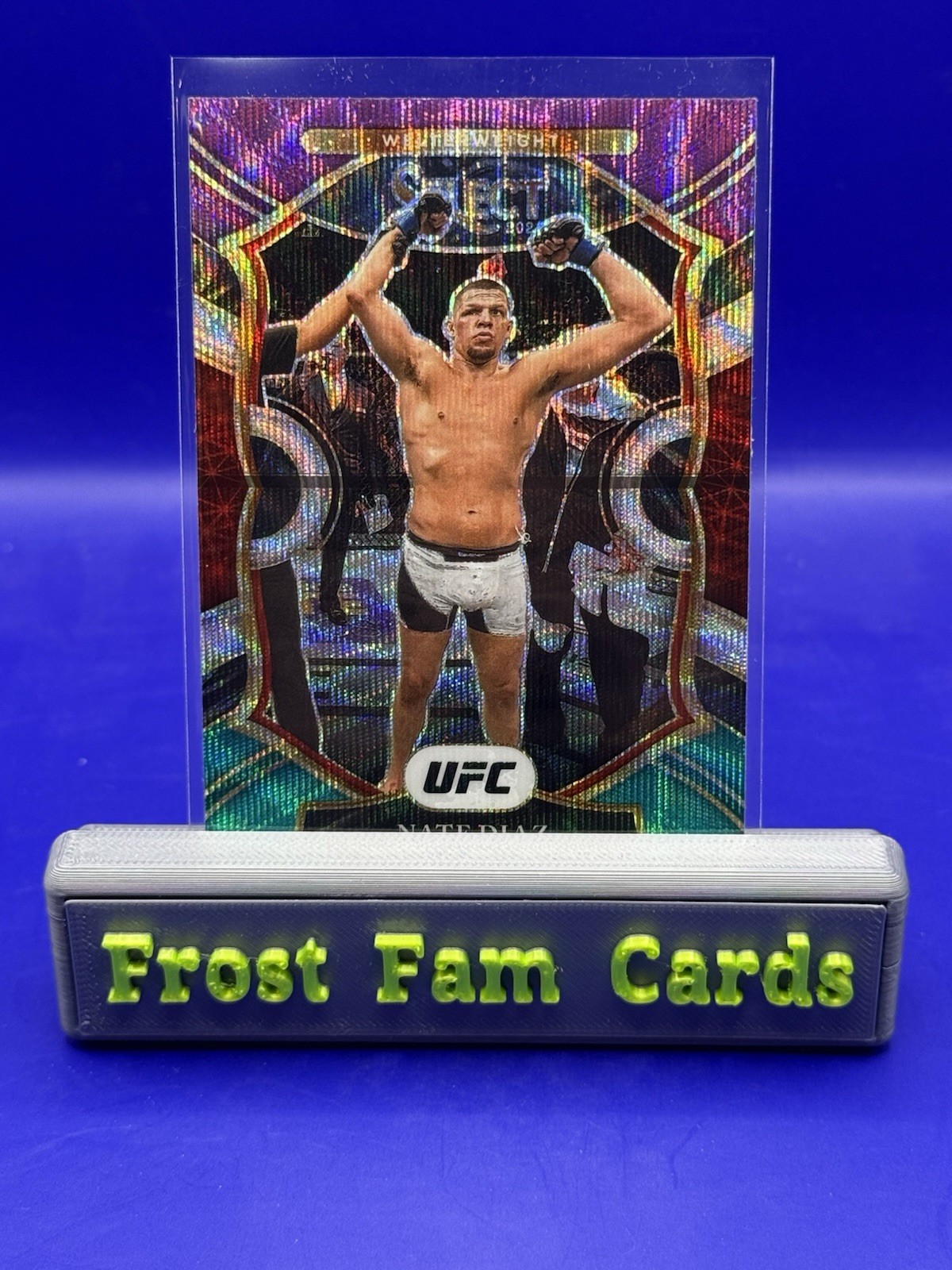 Nate Diaz - 2021 Panini - Select UFC - Concourse Tri Color PRIZM #39