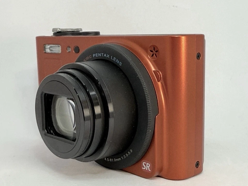 Cámara digital compacta PENTAX OPTIO RZ18 naranja metálico 16,0 MP de Japón Foto 2 de 4