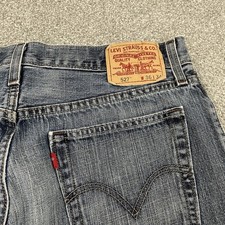 Jeans Levi's 527 uomo 36x34 (vestibilità 34x34) Y2K denim bootcut basso cowboy lavoro western