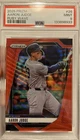 2025 Panini Prizm Aaron Judge #26 Ruby Wave Prizm PSA 9 New York Yankees