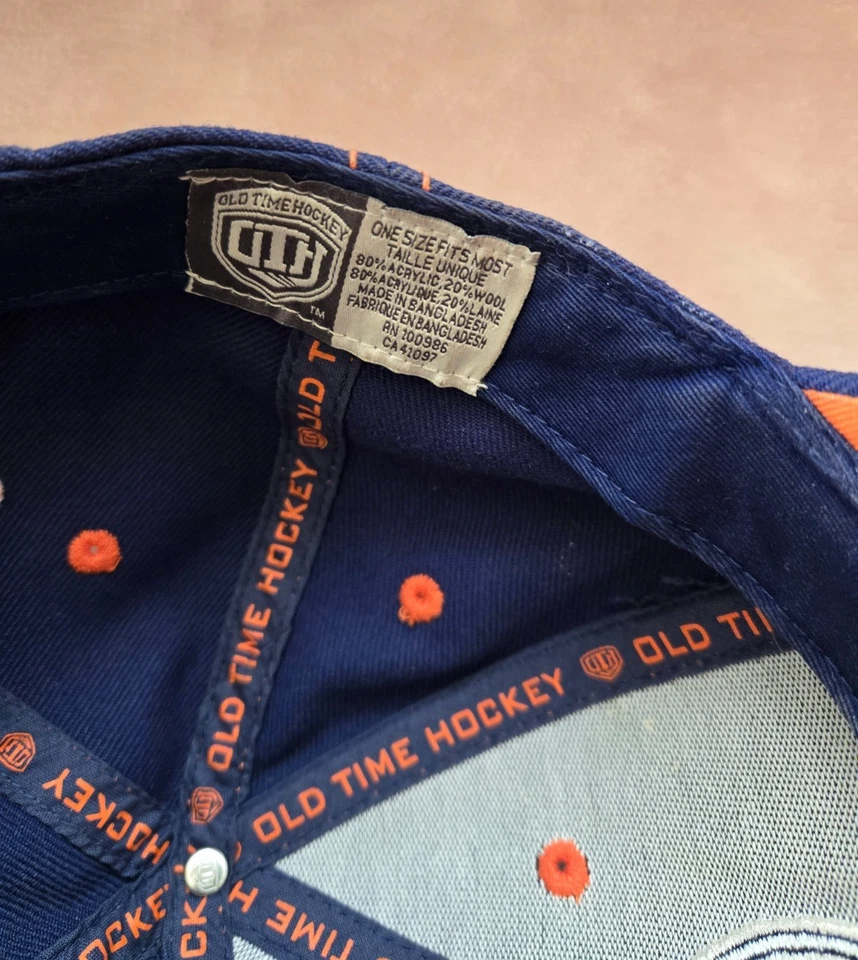 EDMONTON OILERS Adjustable Hat, NHL Hockey - Image 4 of 4