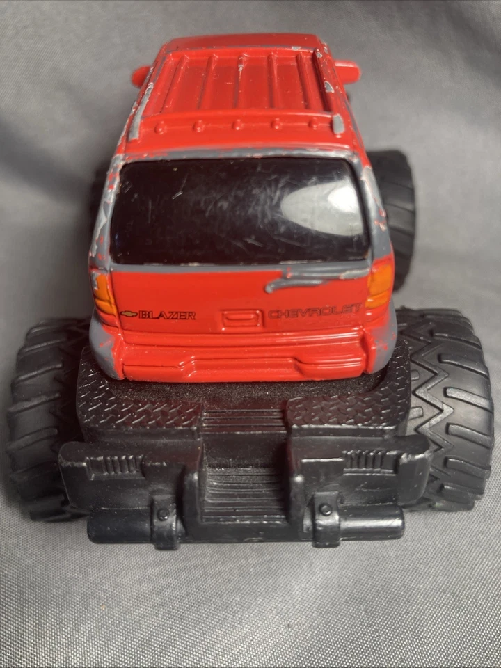 Funline Ford Motor Co 4x4 Pullback Friction Trucks Trailblazer, F-250 Lot Of 3 - Image 3 of 4