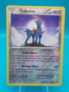 Cobalion 74/114 XY - Steam Siege Pokémon TCG Reverse Holo Lightly Played