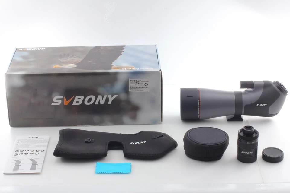 [MINT in Box] SVBONY SV46P Fieldscope 20-60x 80mm ED Lens Spotting Scope  JAPAN - Image 3 of 4
