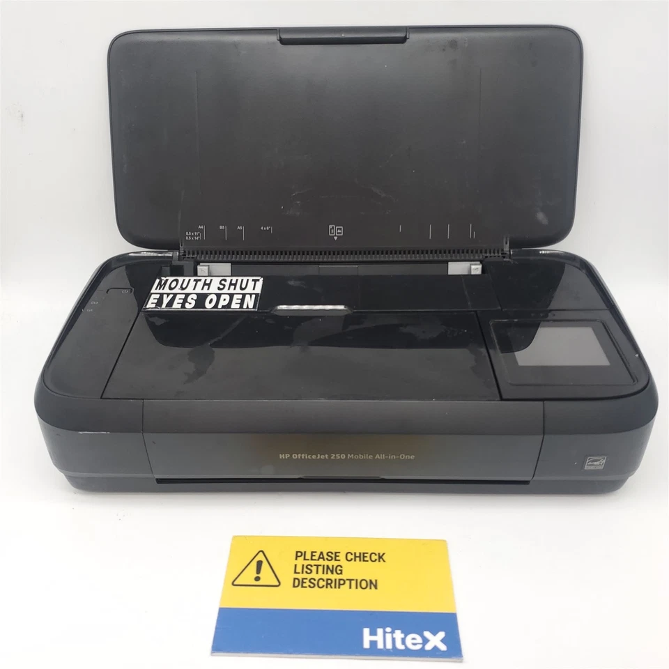 HP OfficeJet 250 Wireless Mobile Printer, Scanner, Copier (CZ992A) -NOT WORKING- - Image 2 of 4