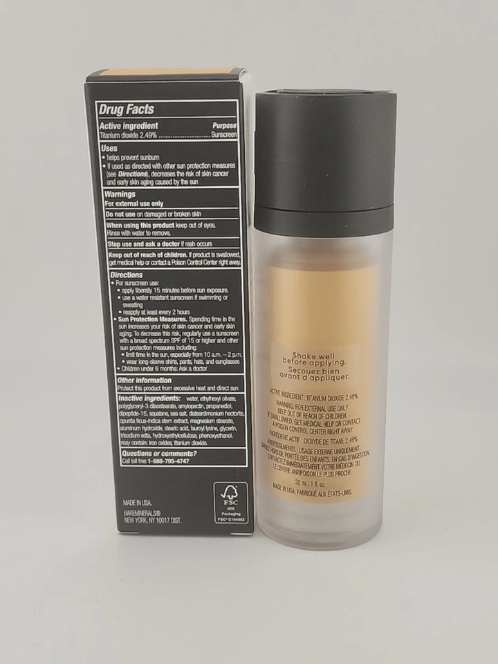 bareMinerals Original Liquid Mineral Foundation SPF 20 Sealed ( Light 08 ) - Image 2 of 3