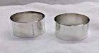PAIR LUNT STERLING SILVER NAPKIN RINGS-FINE