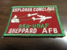 Explorer Conclave 1961 Sheppard Air Force Base Patch      BSC