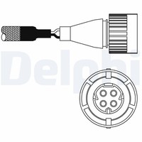 Delphi Lambdasonde Sensor Abgassteuerung ES10986-12B1 FüR E30 Z1 Bmw E31 E34 5Er