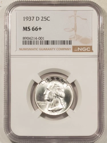 1937-D Washington Quarter — photo from the most recent tracked eBay sale