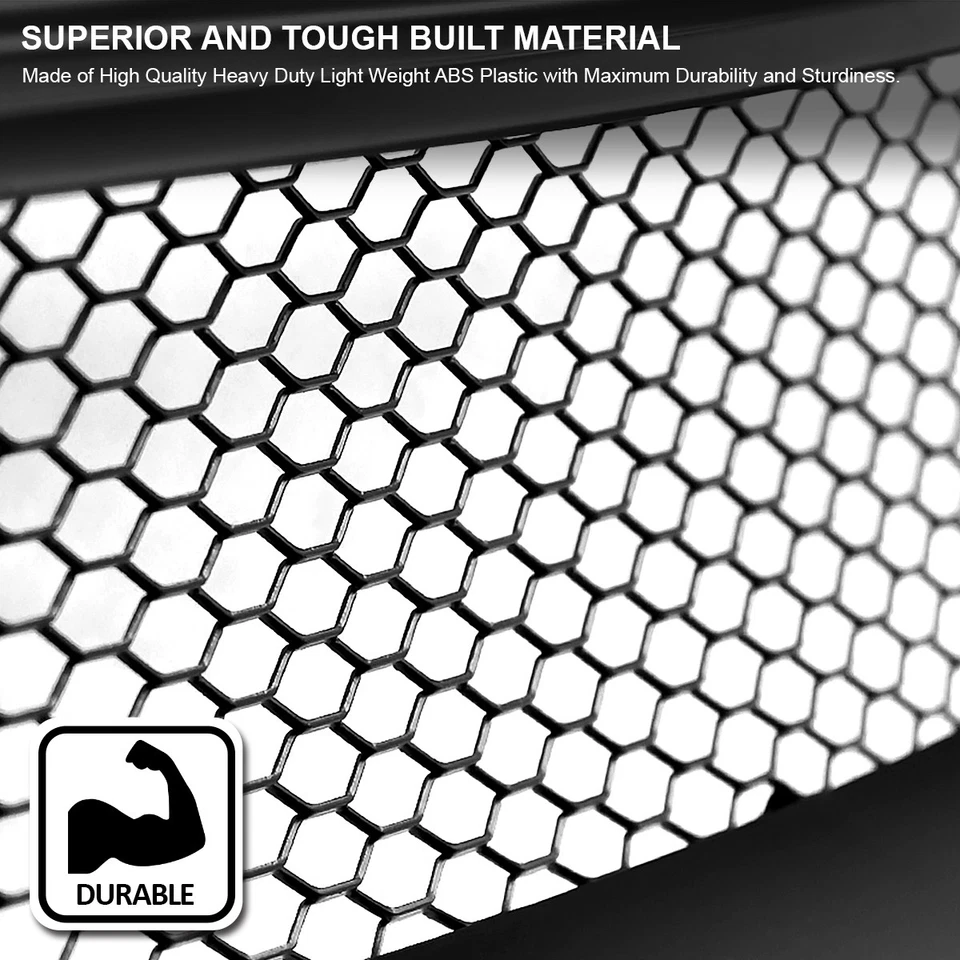 Fits 2000-2003 Sentra Black Mesh Front Bumper Upper Hood Grille 00 01 02 Foto 4 de 4