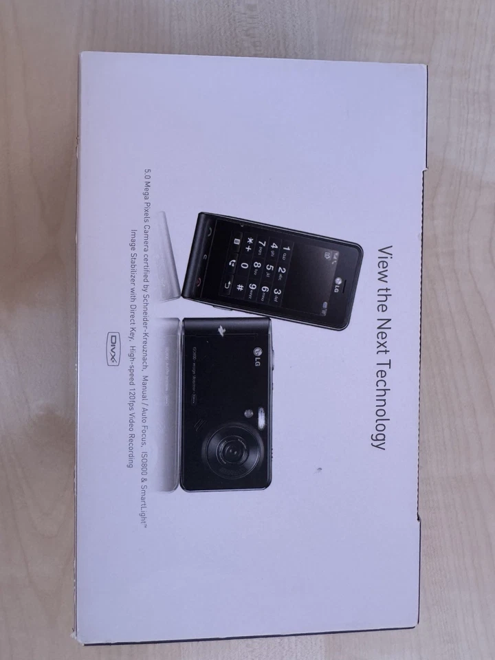 Retro Handy: LG KU990 Viewty Black mit OVP & Schneider-Kreuznach Kamera - Bild 3 von 4