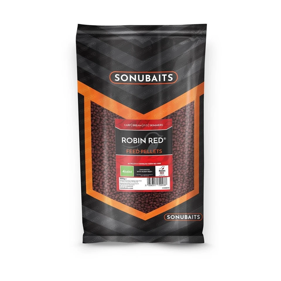 Sonubaits Robin Red Feed Pellet 900g Karpfen Brassen Pellets 2 4 6 8mm Fischmehl
