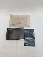 2017 Hyundai Genesis G80 Owner's Manual Book Plus Quick Reference Guide 