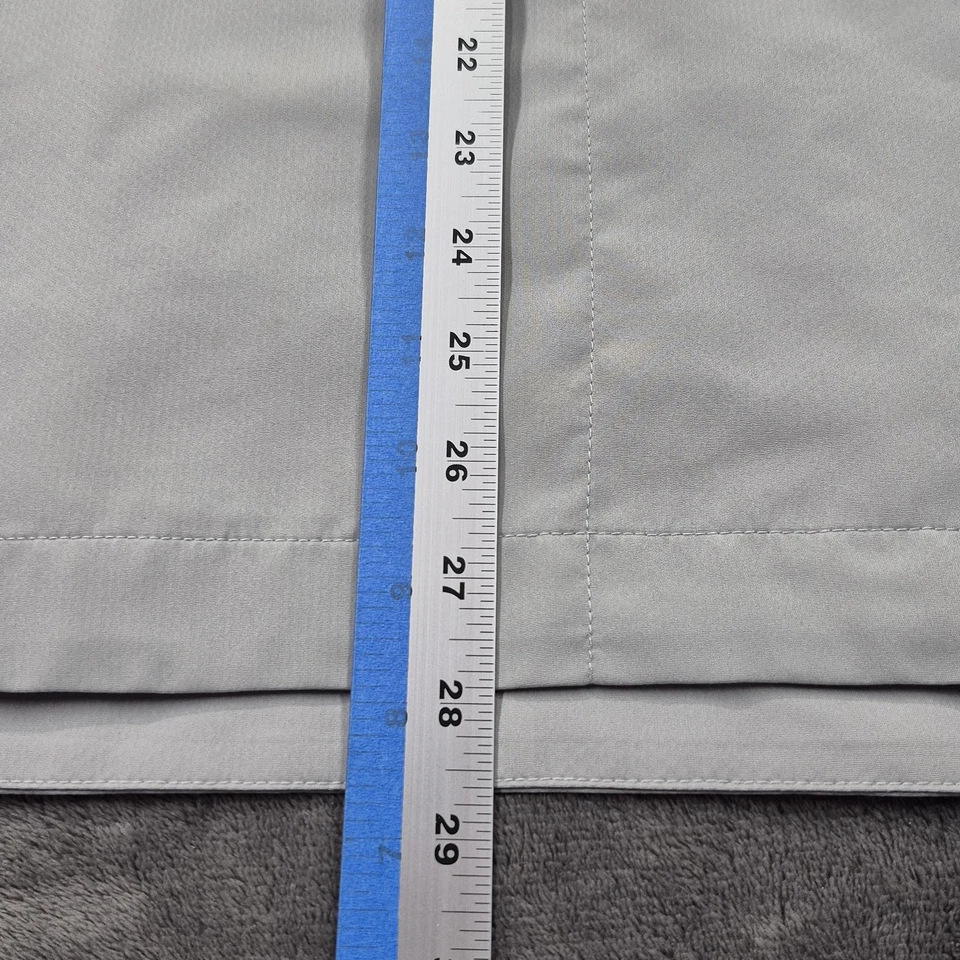 Jaqueta FootJoy Masculina Média Cinza Vermelha Quarto Zíper Pulôver de Golfe Camisa de Vento 2016 - Imagem 3 de 4