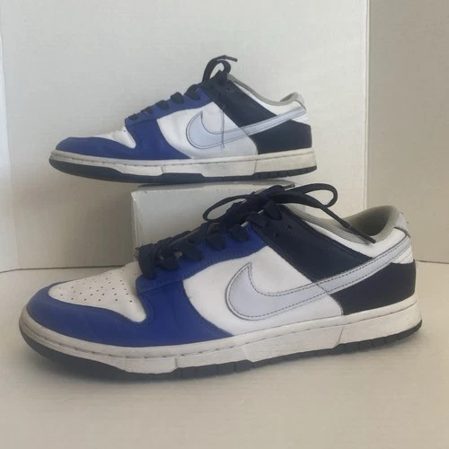 Nike Dunk Low- Game Royal Navy-White Blue-FQ8826-100 Men’s Size 10.5 Used
