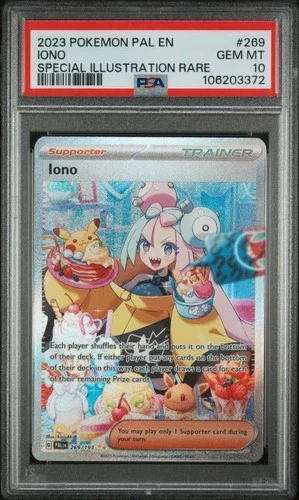 2023 POKEMON PAL EN-PALDEA EVOLVED SPECIAL ILLUSTRATION RARE #269 IONO PSA 10