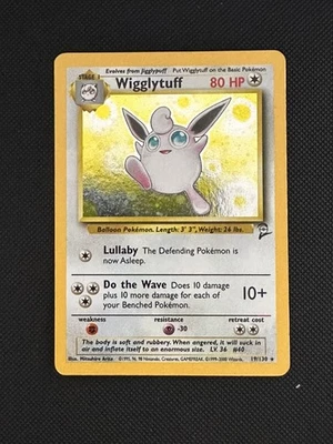 Wigglytuff 19/130 Holo Rare Base Set 2 Pokemon Holo LP - image 1 of 2