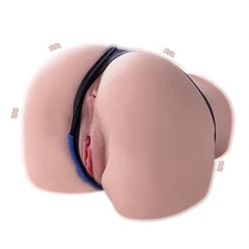 Realistic Big Ass Butt Vibrating Voice Sex Doll Male Masturbator Men Stroker Toy