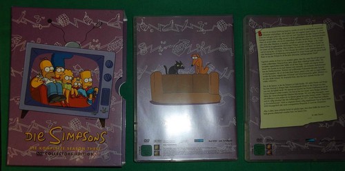 Die Simpsons: Die komplette Season Three Staffel 3 DVD Box Schuber  - Bild 3 von 7