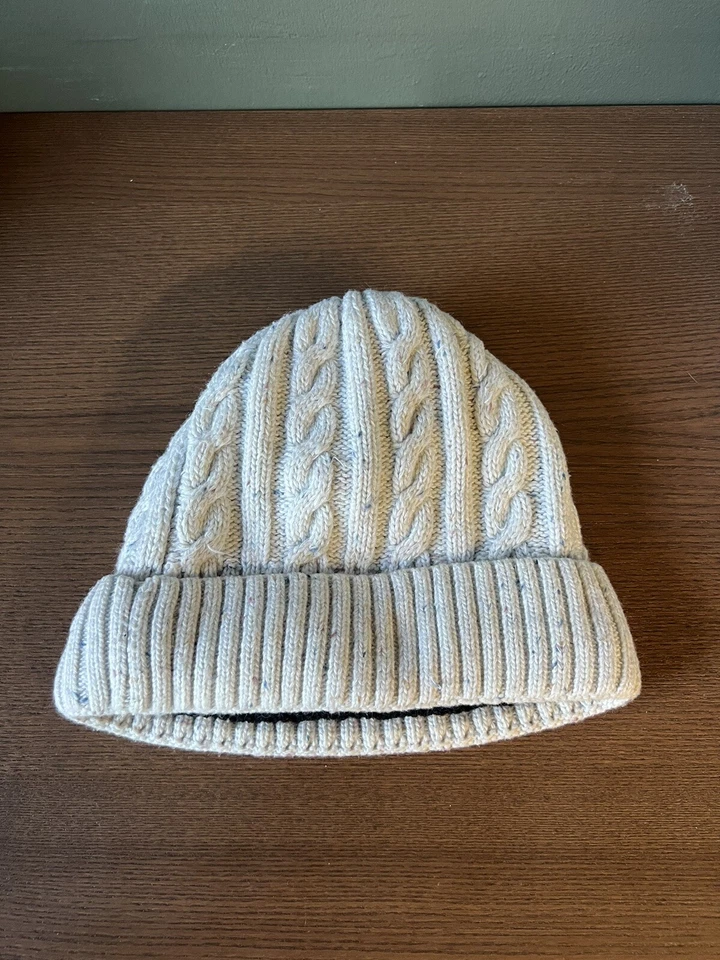 Gorro de punto blanco para mujer Prana OSFM Foto 2 de 3