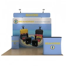 10ft Tension Fabric Pop Up Backdrop Frame Display Trade Show Backdrop Frame