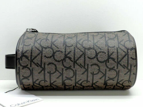 Calvin Klein Faux Leather Black Makeup Bags & Cases