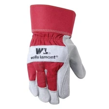 Wells Lamont Men's Outdoor Palm Work Gloves Red Large (Case of 6)