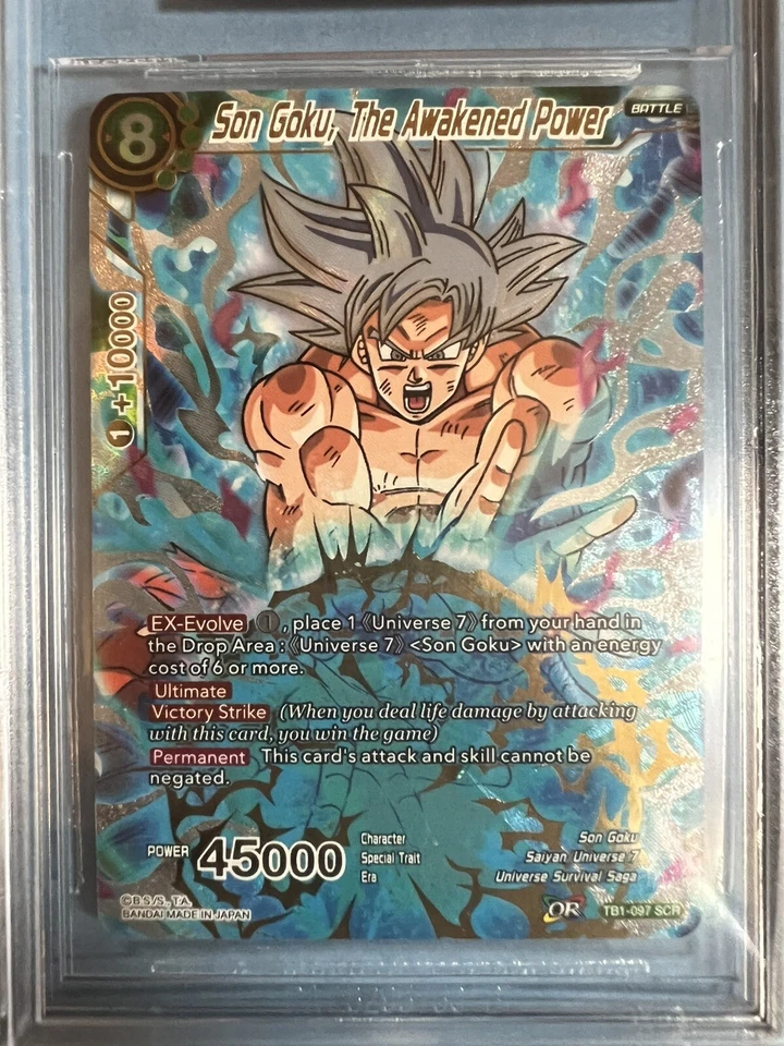 Son Goku, The Awakened Power SCR Dragon Ball Super BGS 8.5 NM-MINT - Image 2 of 4