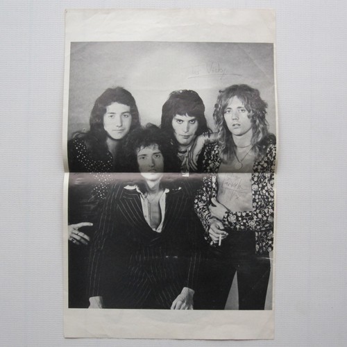 Queen Roger Taylor Autographed 1973 1974 UK Tour Programme Signed Show Souvenir - Foto 4 di 9
