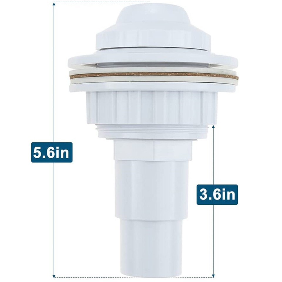 Drain Joint Heat-resistance Water Inlet Outlet Fittings Swimming Pool ...