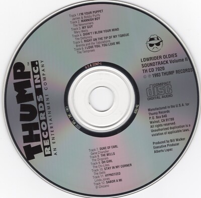 Lowrider Oldies, Vol. 2 by Various Artists (CD, 1993) for sale