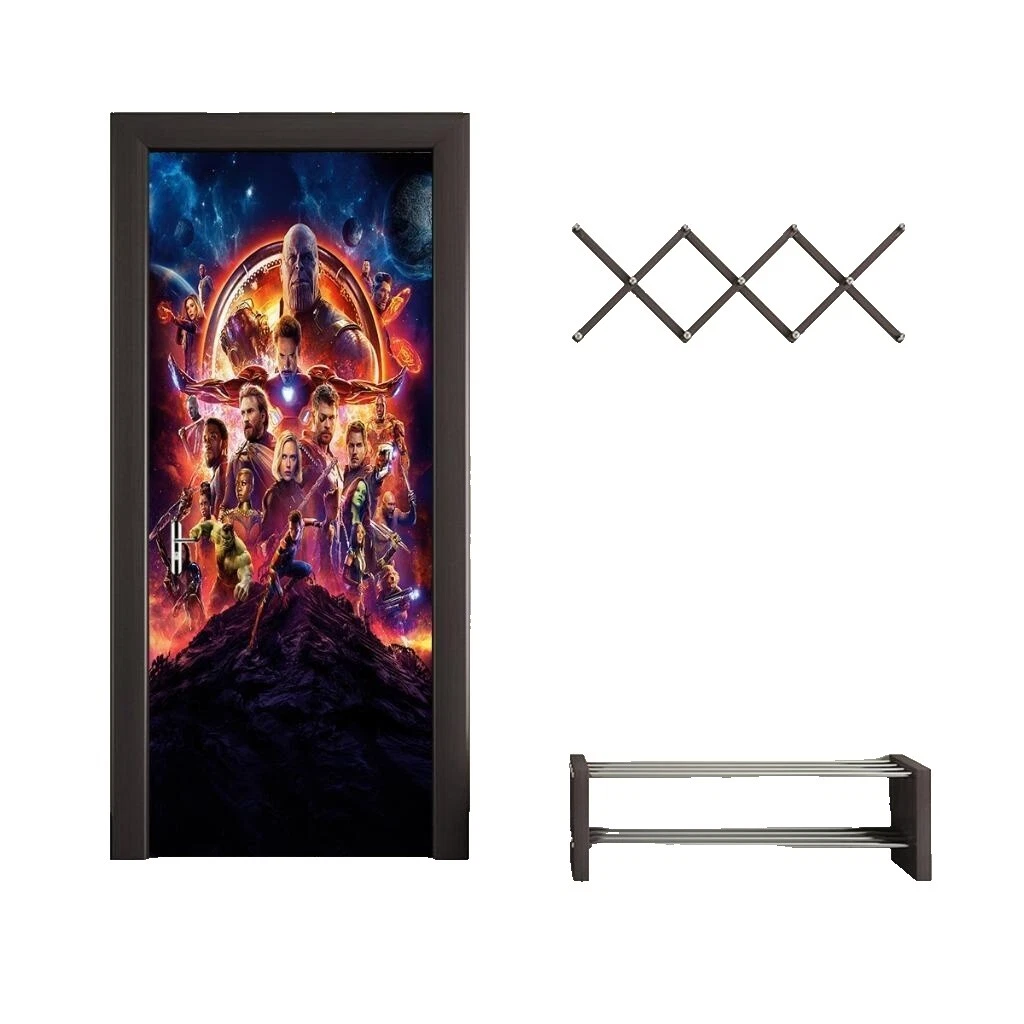 Cuarto de baño superhéroes Calcomanías decorativas y vinilo arte