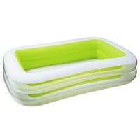 Durable Swim Center Family Inflatable Pool W/ 2 Air Chambers - 103 X 69 X 22 Durable Swim Center Family Inflatable Pool W/ 2 Air Chambers - 103 X 69 X 22