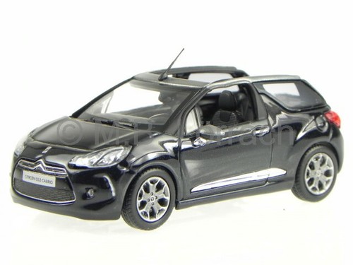 Citroen DS3 DS 3 Convertible 2013 black diecast model car 155287 Norev 1/43 - Picture 1 of 7