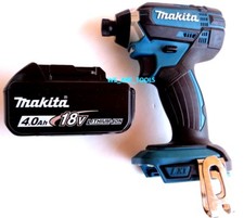 New Makita 18V XDT11 Cordless 1/4" Impact Driver,(1) BL1840B 4.0 Battery 18 Volt