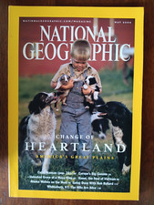NATIONAL GEOGRAPHIC MAGAZINE "HEARTLAND AMERICA'S GREAT PAINS" MAY 2004