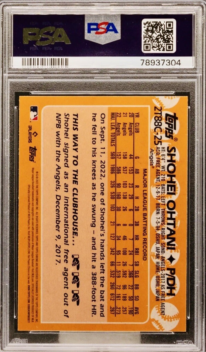 SHOHEI OHTANI MLB 2023 Topps Chrome Players Silver Pack
