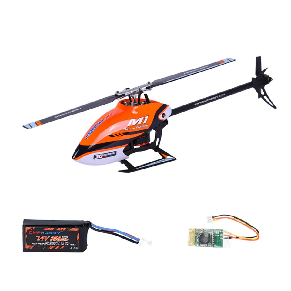 OMPHOBBY M1 V1 RC Helicopter Small Electric Heli PNP - Image 4 of 4