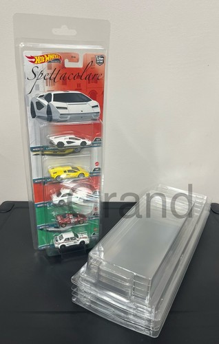 15 Packs of Hot Wheels Premium 5 Pack Protectors Display Cases Blister Covers - Picture 2 of 9