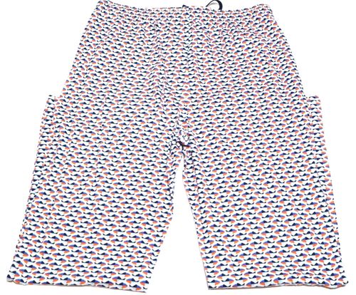 Nautica Men's Fish Fleece Pajama Pants - White/Blue/Orange - Large - MSRP:$42.00 - Picture 3 of 3