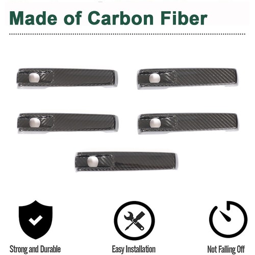 For Mercedes W464 G550 G63 2019-2024 REAL CARBON Door Handle Cover Trim 5PCS - Picture 5 of 12