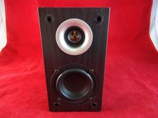 1 Black Pinnacle S-fit Sat 250 2-way Satellite Speaker Wall Mount Bookshelf Euc
