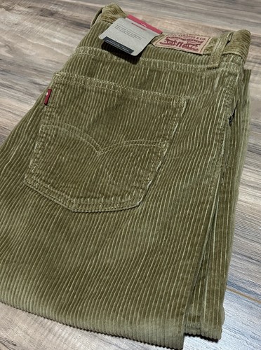 ❤️Womens 31x30❤️ Levi's Brown Corduroy Jeans Mid Rise, NWT - Picture 2 of 6